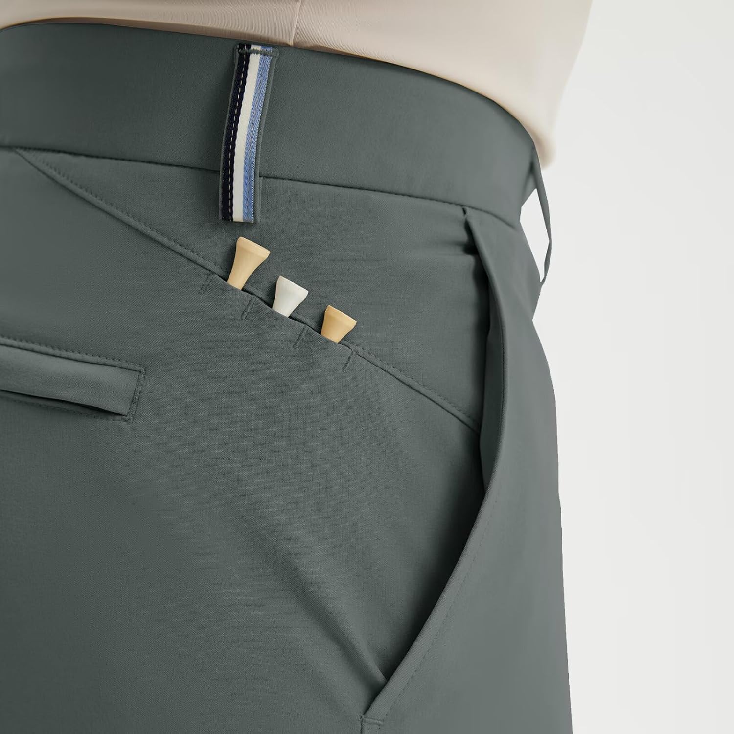 M MAELREG Mens Golf Pants with 4 Pockets - 30"/32"/34" Lightweight Water Repellent Work Dress Pants Casual Comfy Trousers