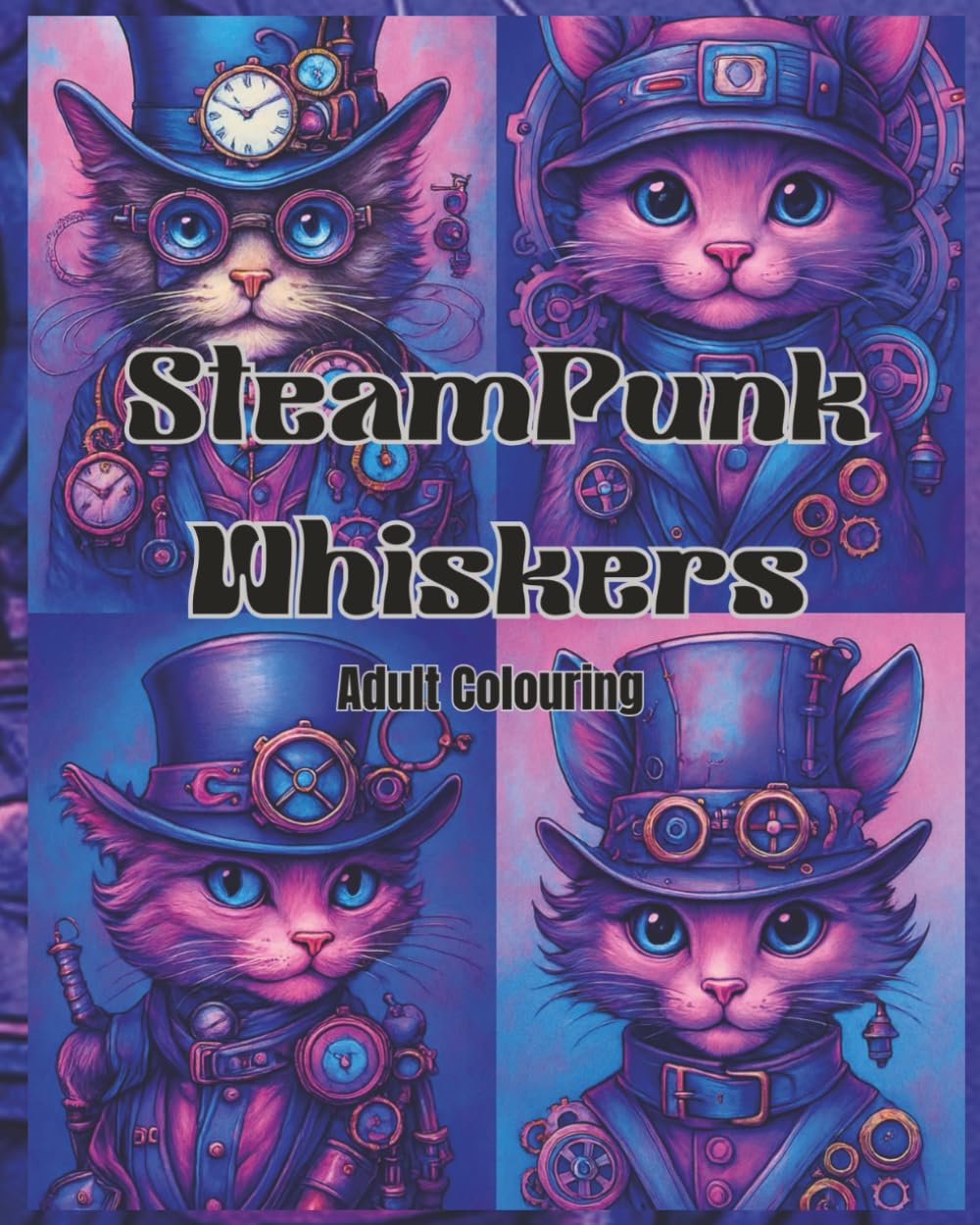 Steampunk Whiskers: Adult Colouring