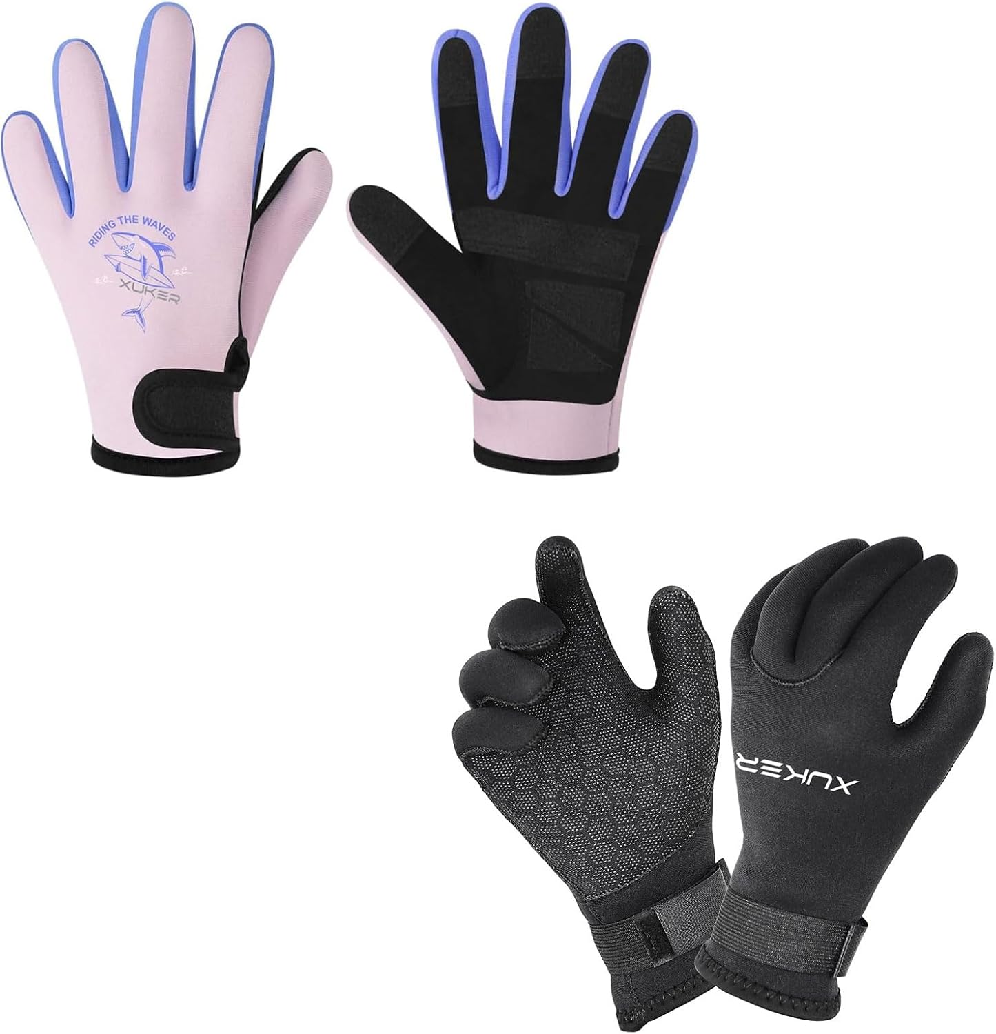 XUKER Neoprene Gloves for Adults and Kids