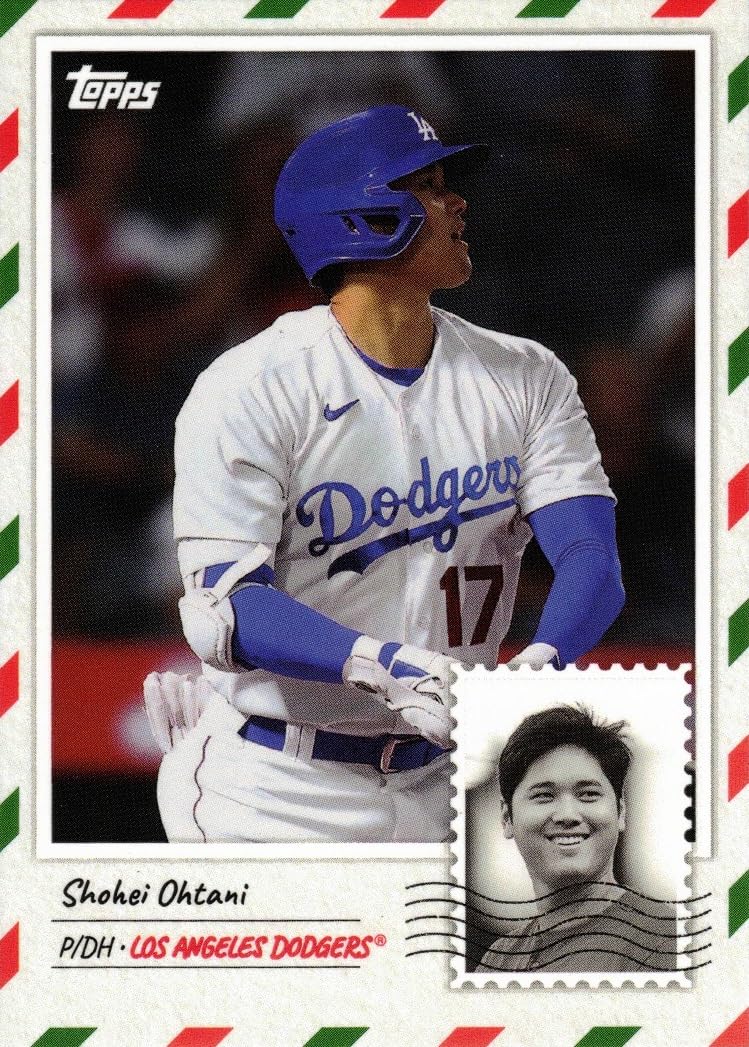 Amazon.com: 2023 Topps MLB Holiday #1 Shohei Ohtani Baseball Card 