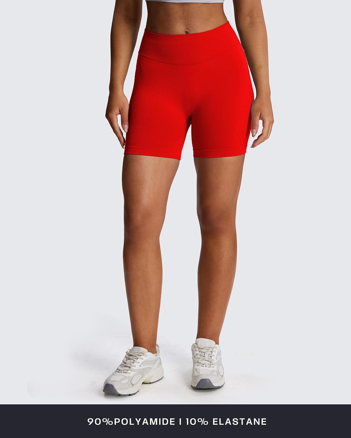 Aoxjox Seamless Biker Shorts for Women Impact Hidden Scrunch Low Waisted Athletic Yoga Short 3.5"/4.5"/5"/6" - Image 6