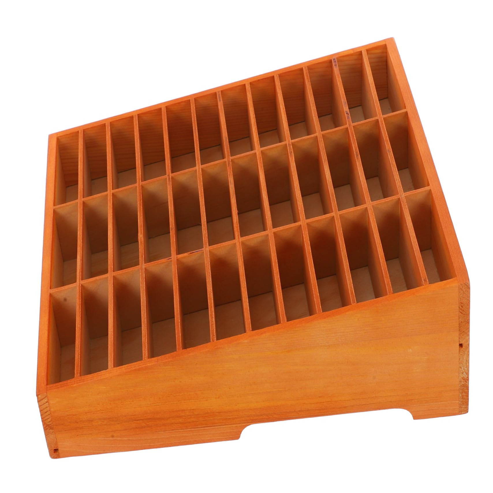 Happyyami Organizador de Teléfonos Móviles de Madera para Escritorio y Aula Soporte de Gestión de Móviles con Múltiples Compartimentos para Oficinas y Reuniones Duradero