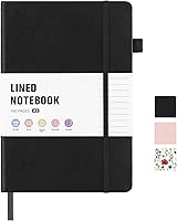 Vista 1 de 160 Pages Lined Journal Notebook, 5.7" X 8.3" Writing & Journaling Hardcover Executive Notebooks for Student Worker Women Men Notepads Journals for