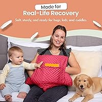 Vista 4 de MOYOAMA Juego de 2 almohadas para histerectomía - Incluye 1 paquete de gel para alivio relajante - Artículos imprescindibles para la recuperación