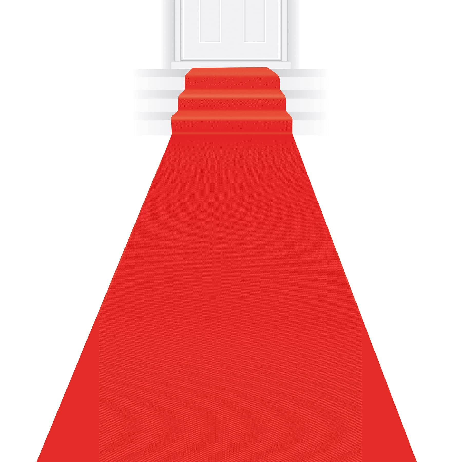 Beistle Novelty Red Carpet Aisle Runner for VIP Awards Night Theme Party Decorations 15' x 24"