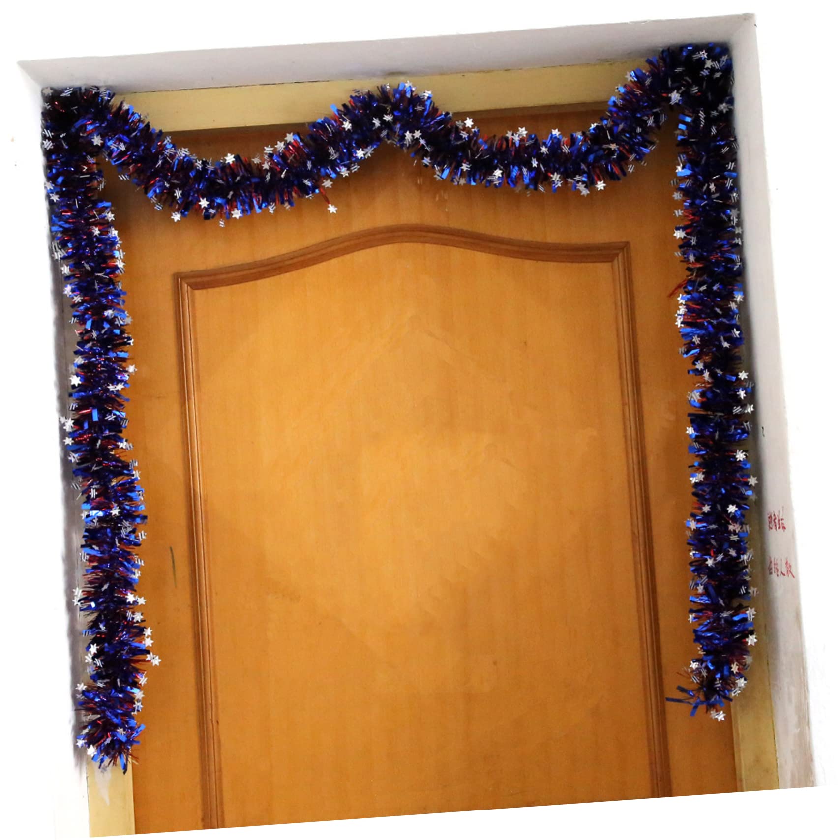 Ciieeo 5 Ensembles Barres De Couleur Fanion Guirlande Fierté Quatrième Festival Décoration Faire La Fête Indépendance Banderole Clinquant Longues Bandes Plastique 2 Pièces * 5