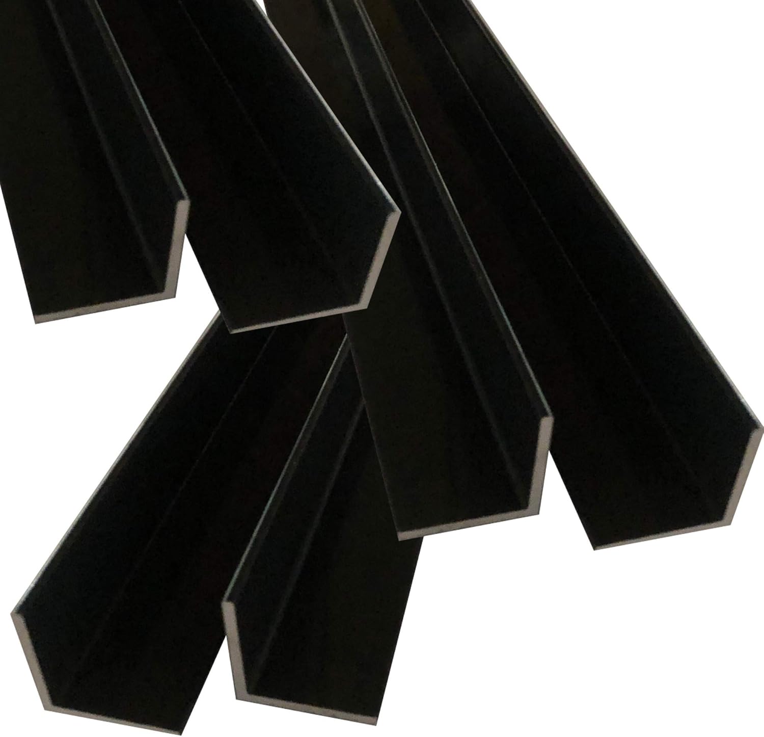 Aluminium Winkelprofil 60x60x2mm - Anthrazit Pulverbeschichtet RAL 7016 (1000mm)