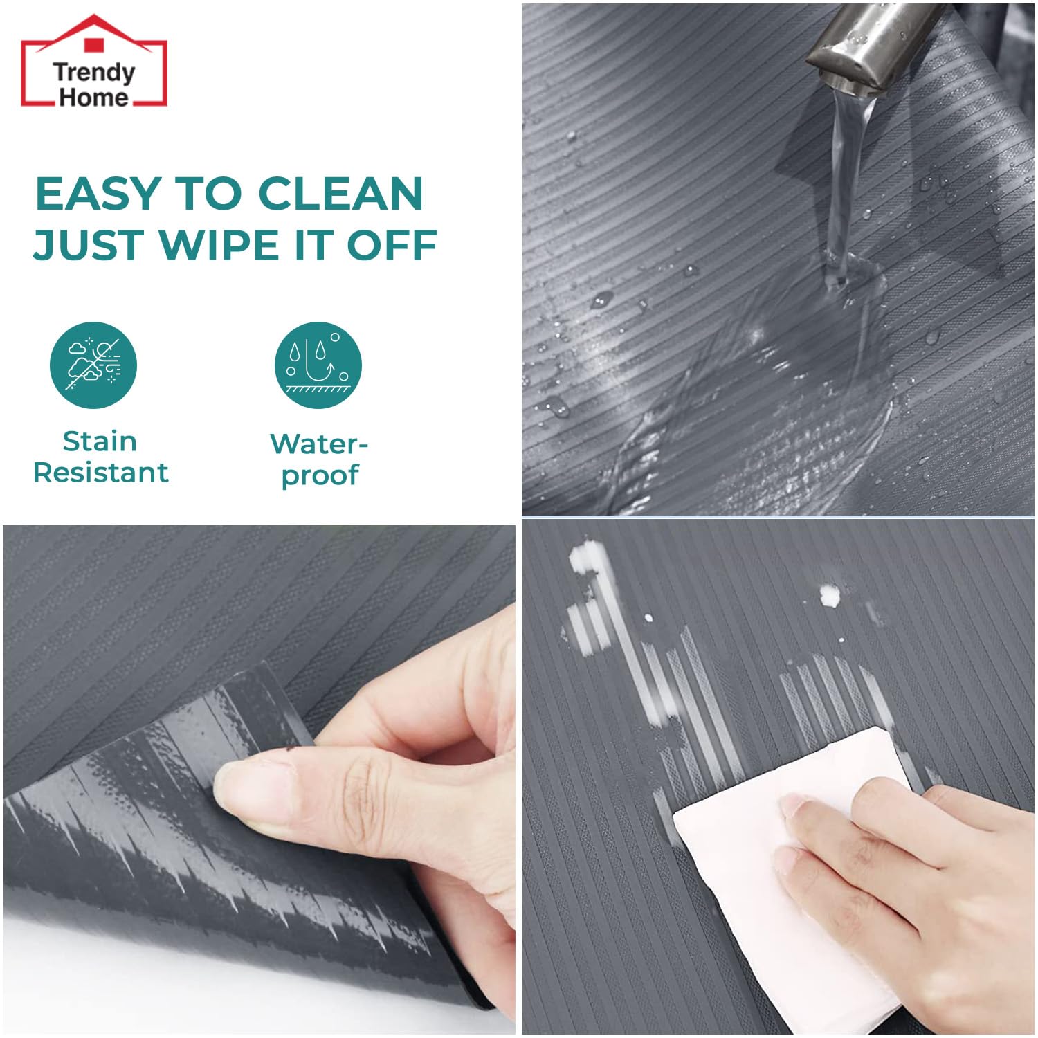 Anti-Slip Kitchen Mat - 5m Long, Non-Slip -3