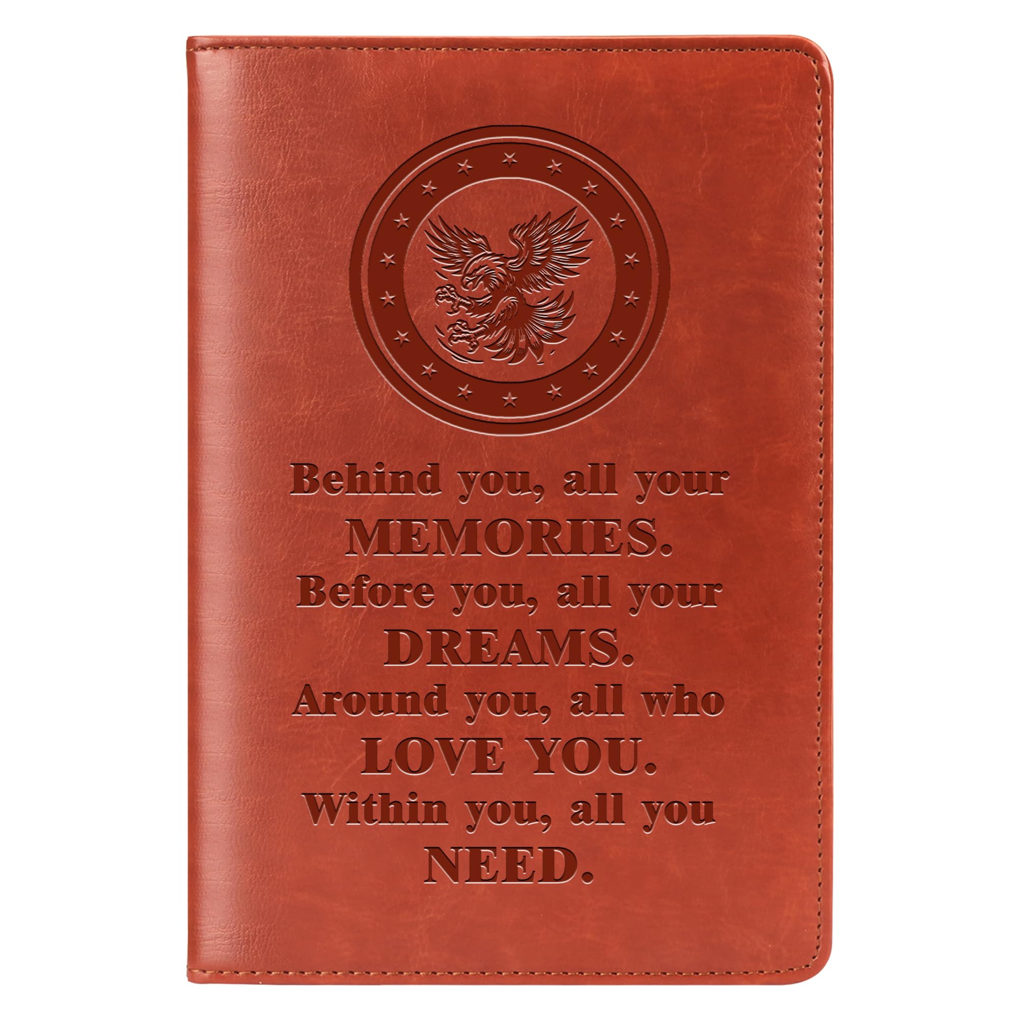 WHLBHG Navy Notebook Behind you all you memories Lined Journal Notebook Military Appreciation Gift Motivational Gift for Navy Military Notebook (