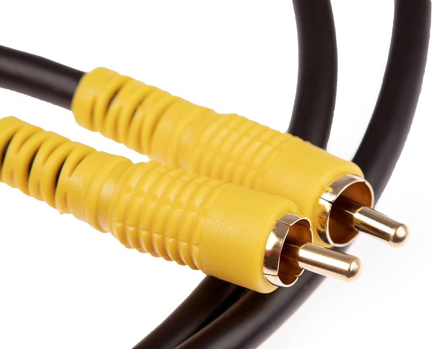 CDL Micro Male to Male Phono (RCA) Plug with RG59 Coaxial Cable 1m