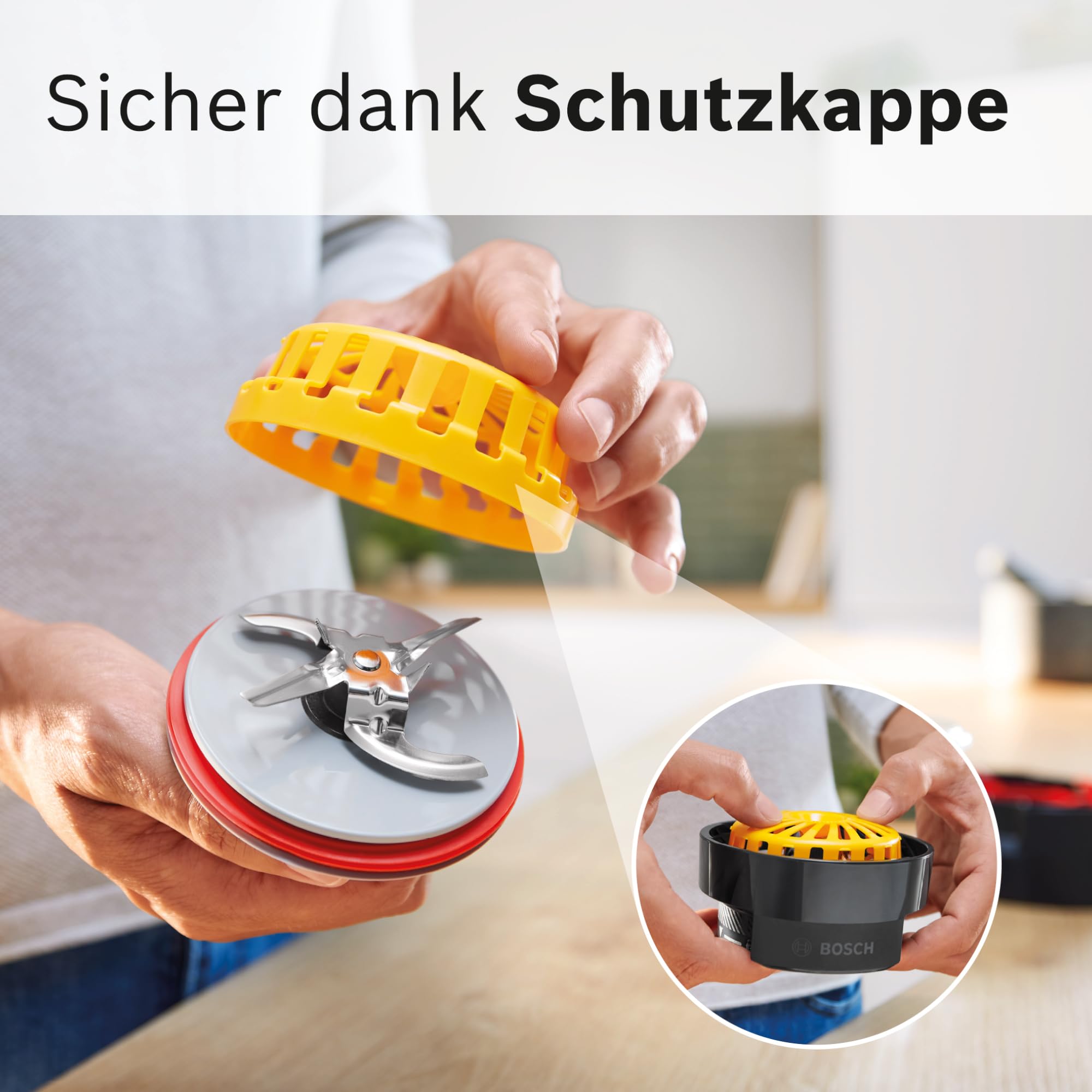 Bosch Multi-Zerkleinerer-Set MUZS68TM, 5-in-1, Mixen, Mahlen, Hacken, Aufbewahren, ToGo-Becher, Zubehör passend für Küchenmaschine Serie 6, Serie 8, OptiMUM