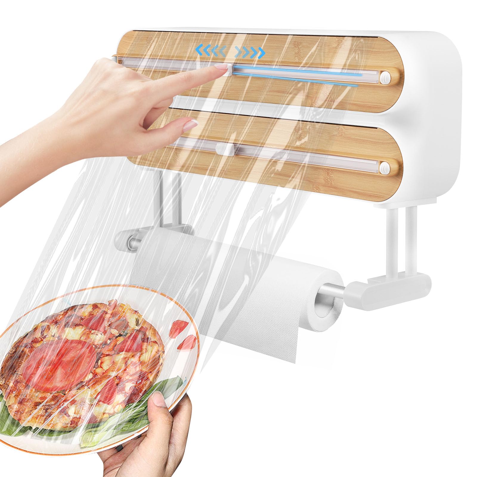 Taglierina Magnetica Per Pellicola - Con Rotolo 30m, Taglio Facile, Design Compatto - Foto 13