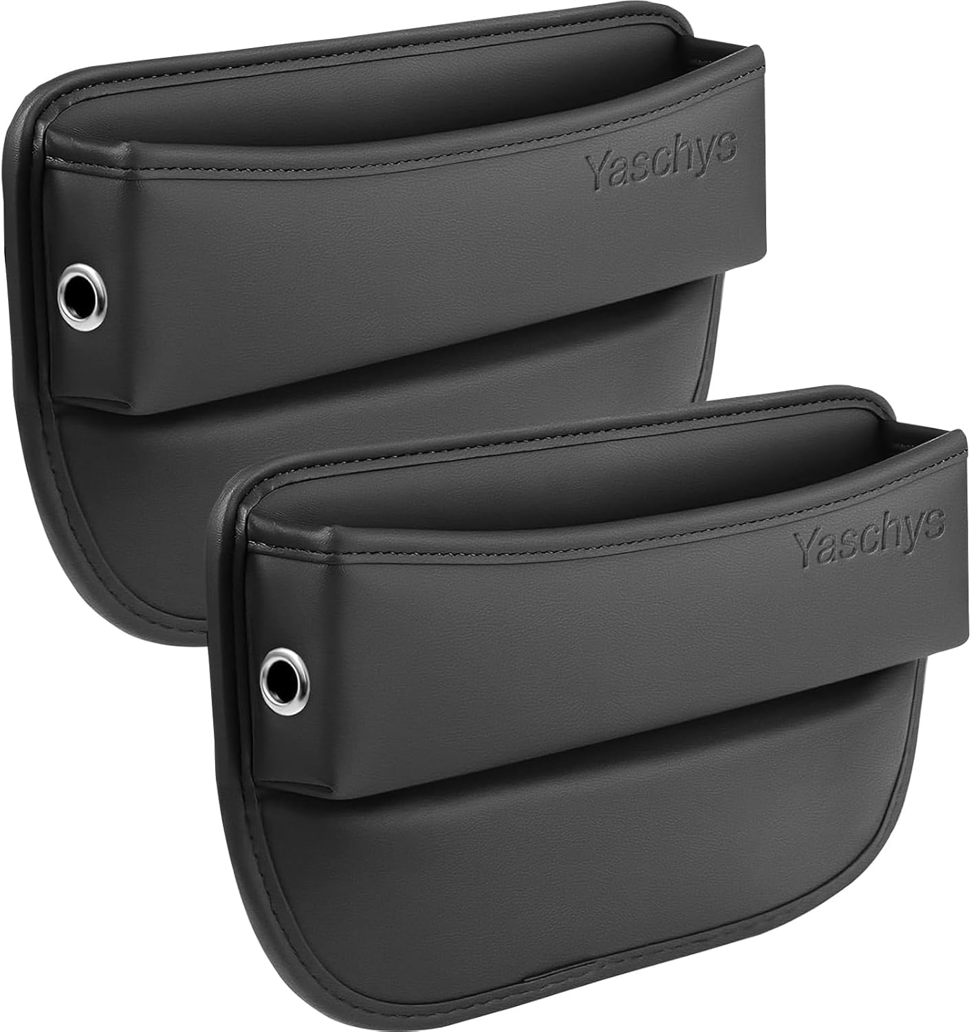 Car Seat Gap Filler 2 Pack Car Gap Filler Seat Organizer Front Seat Leather Car Accessories for Women Men