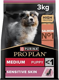 PRO PLAN Medium Puppy Sensitive Skin Dry Dog Food Salmon 3kg Salmon 3 kg