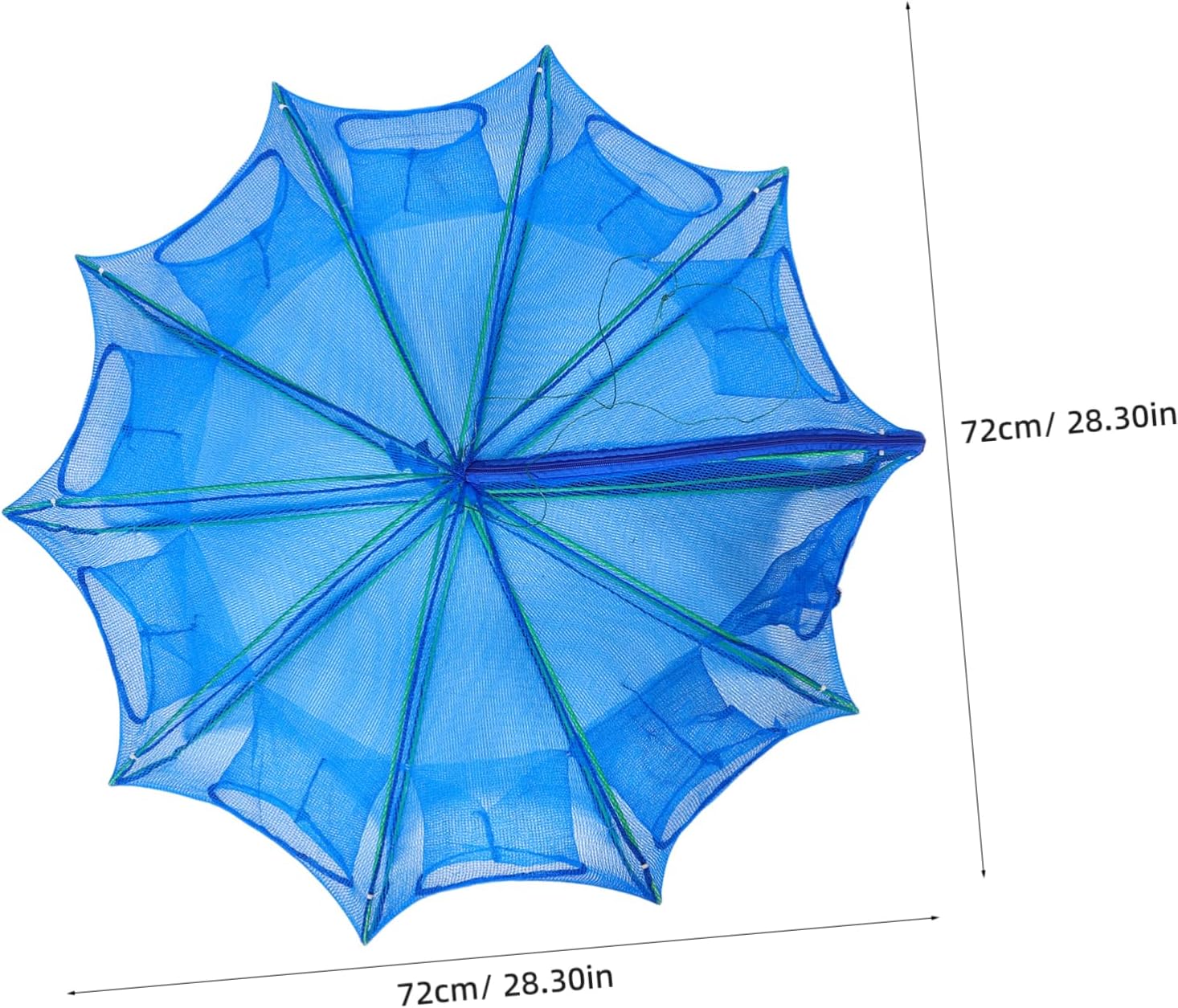 Abaodam Portable Thickened Square Fishing Net Cage for Shrimp Fish and Eels Foldable Design for Easy Storage Mesh for Freshwater and Use