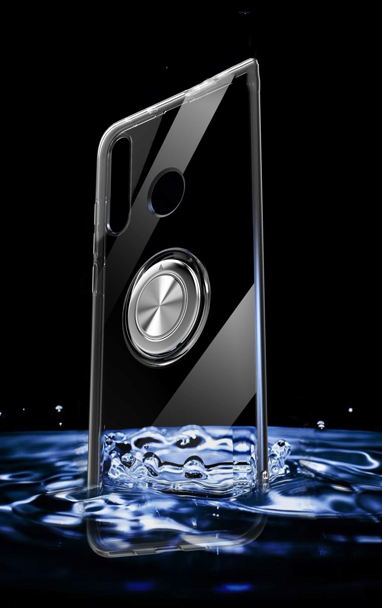 SORAKA Funda Para Huawei Nova 5T Con Anillo Funda Huawei Nova 5T TPU Blando Parachoques Duro