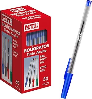 50 bolígrafos de Tinta azul