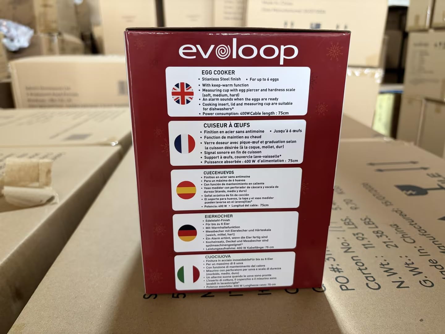 Eierkocher Edelstahl für 1 bis 6 Eier