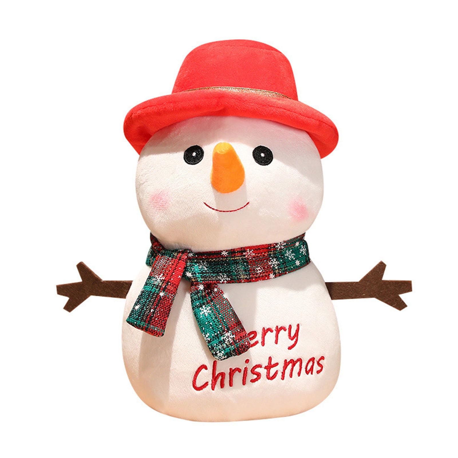 Tsophreniq Cartoon Snowman Figure Festive Christmas Decor for, Party Bring Cheer to Your Celebration Miniatures Figurine Table Shelf Decor