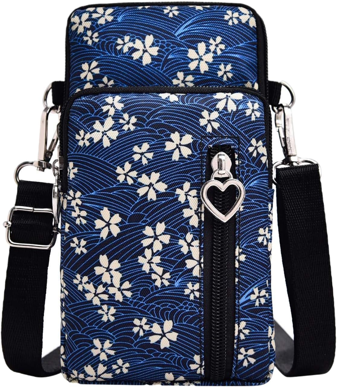 Sac Bandoulière Femme – Mini Pochette Téléphone Portable, Noir – Neuf Avec étiquette