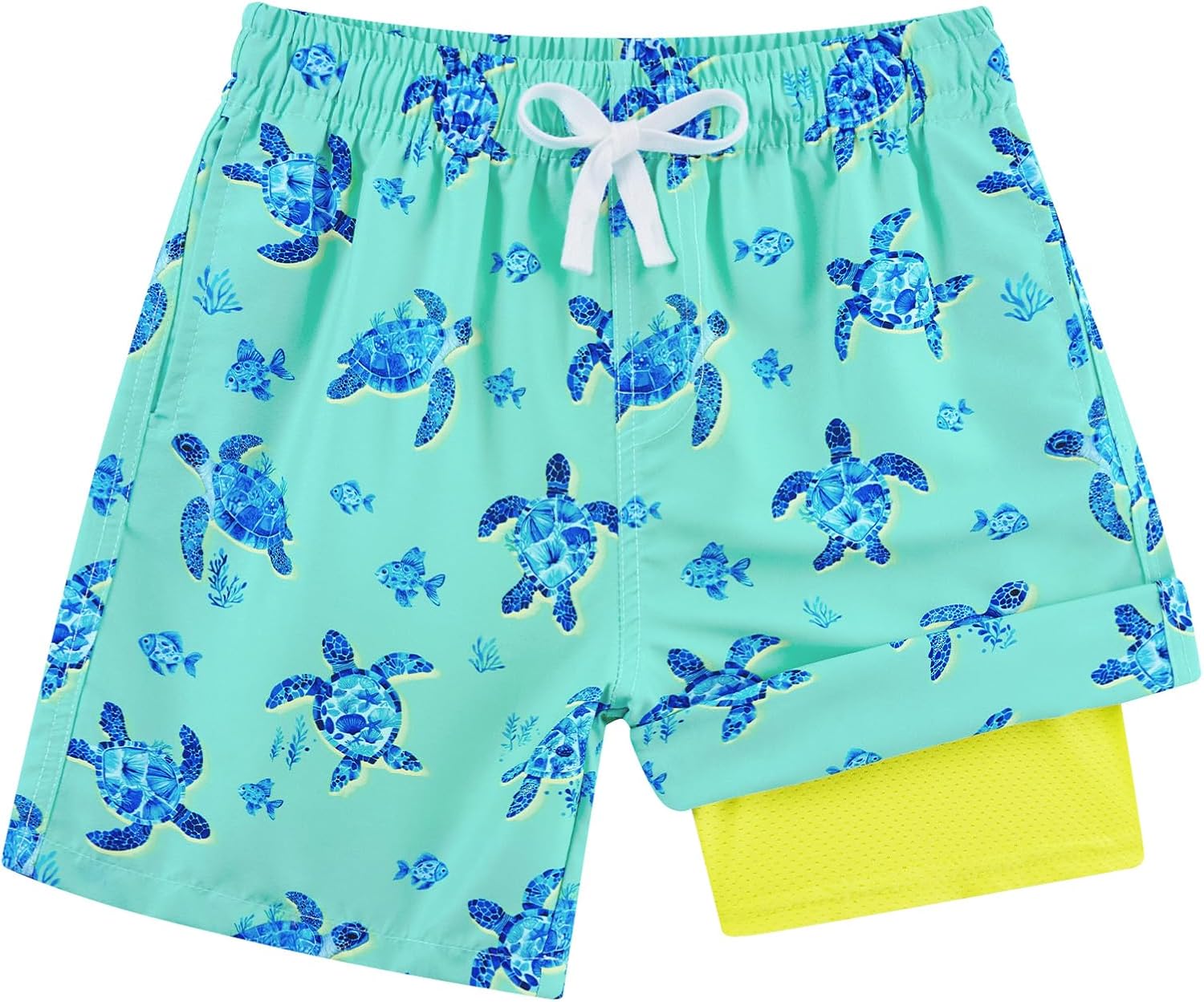 westwolf Boys Swim Trunks Compression Liner Bathing Suit Quick Dry Swimsuit 5-16T