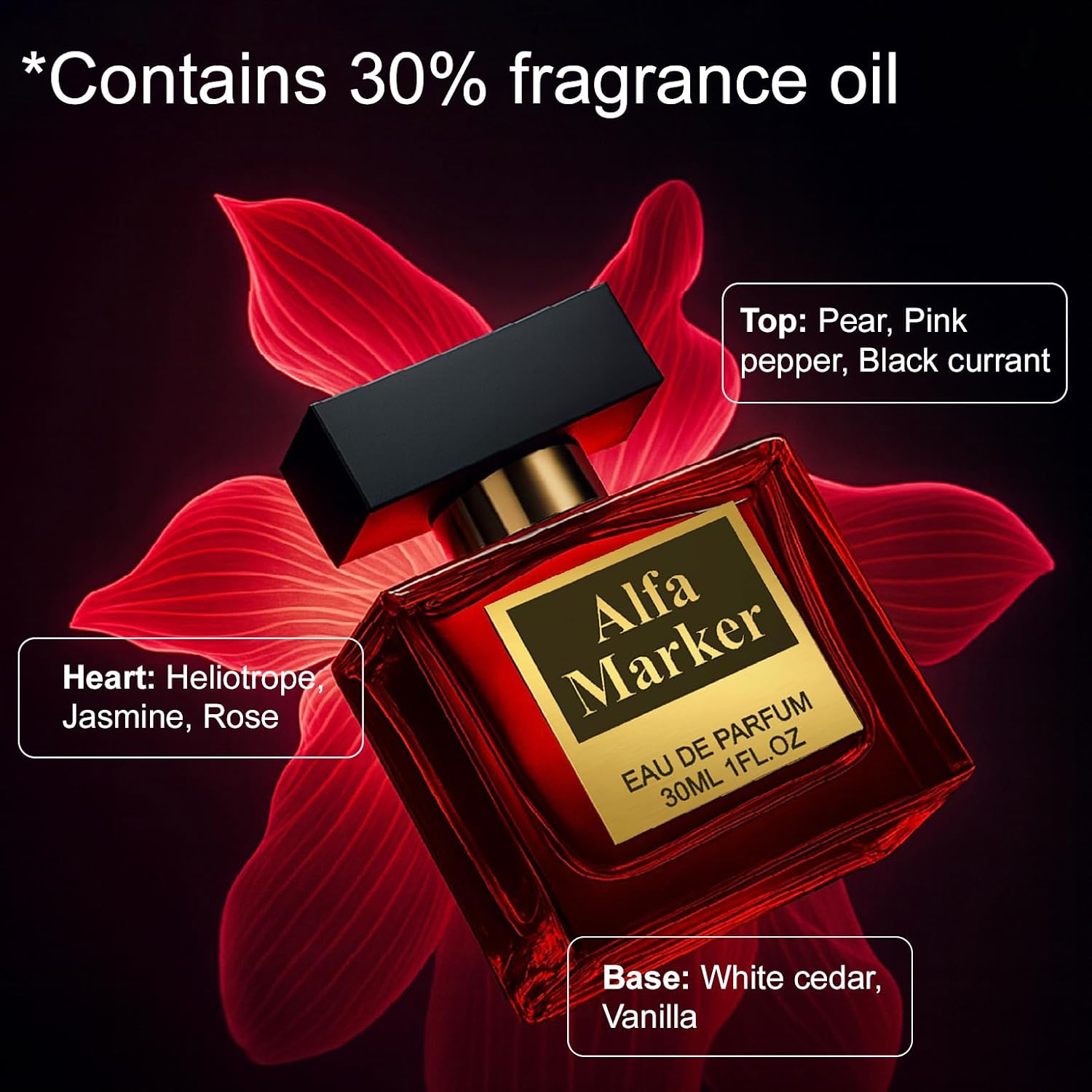 Perfumes for Women with Pheromones. 1fl oz Perfume for Woman - Genuine Pheromones Infused Spray. Floral Fruity Long Lasting Scent - Original Premium Fragrance - Travel Size Portable Bottle image 6 of 8 B0FGJST2KJ