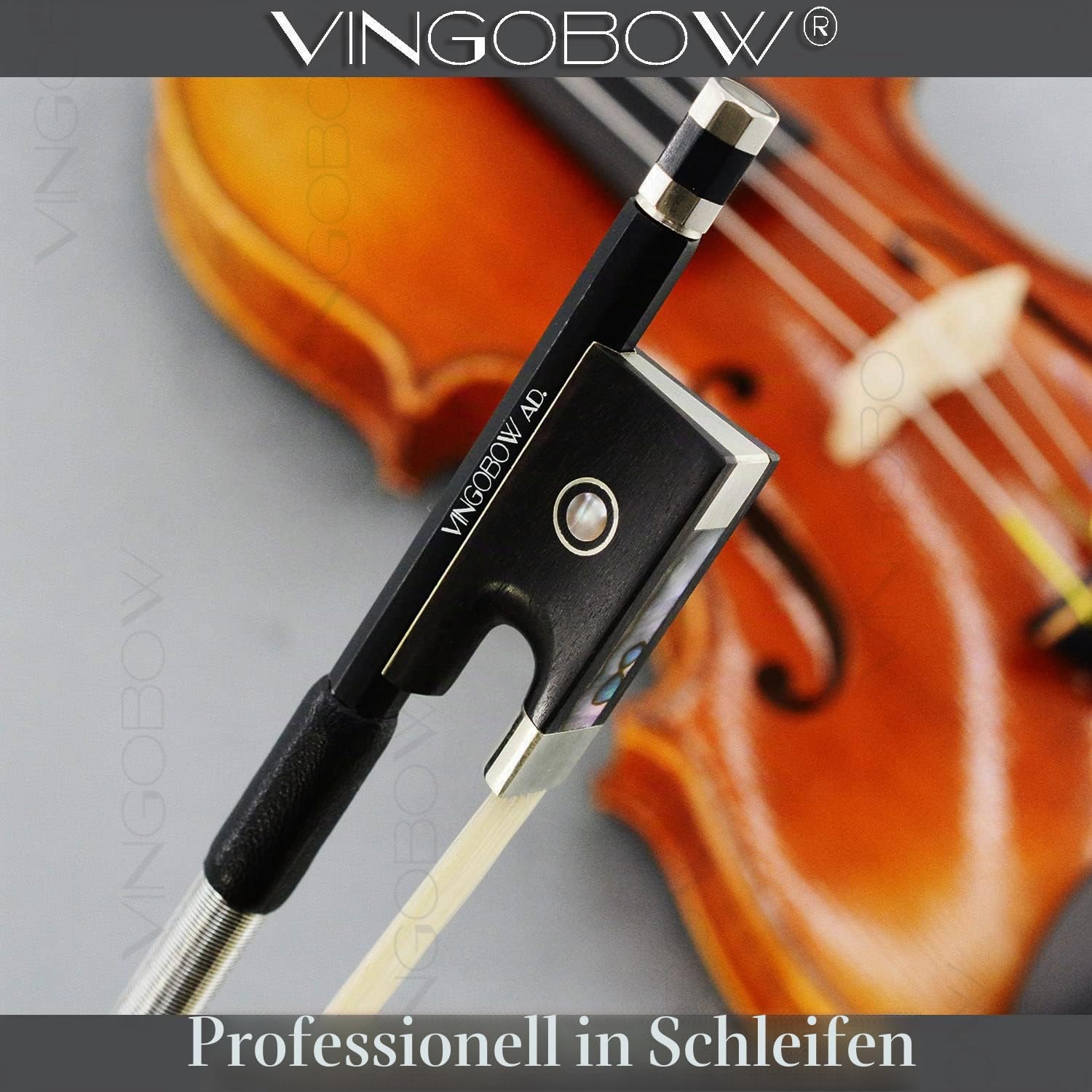 Geigenbogen Violine Geigen bogen Aus Carbonfaser Carbon Bow guteAnsprache Ebenholzfrosch 4/4