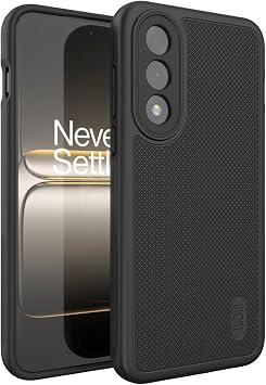 TUDIA MergeGrip [Military Grade] Case for OnePlus Nord 5 5G   [Drop Tested] Dual Layer Shockproof Heavy Duty Protective Phone Cover Matte Black