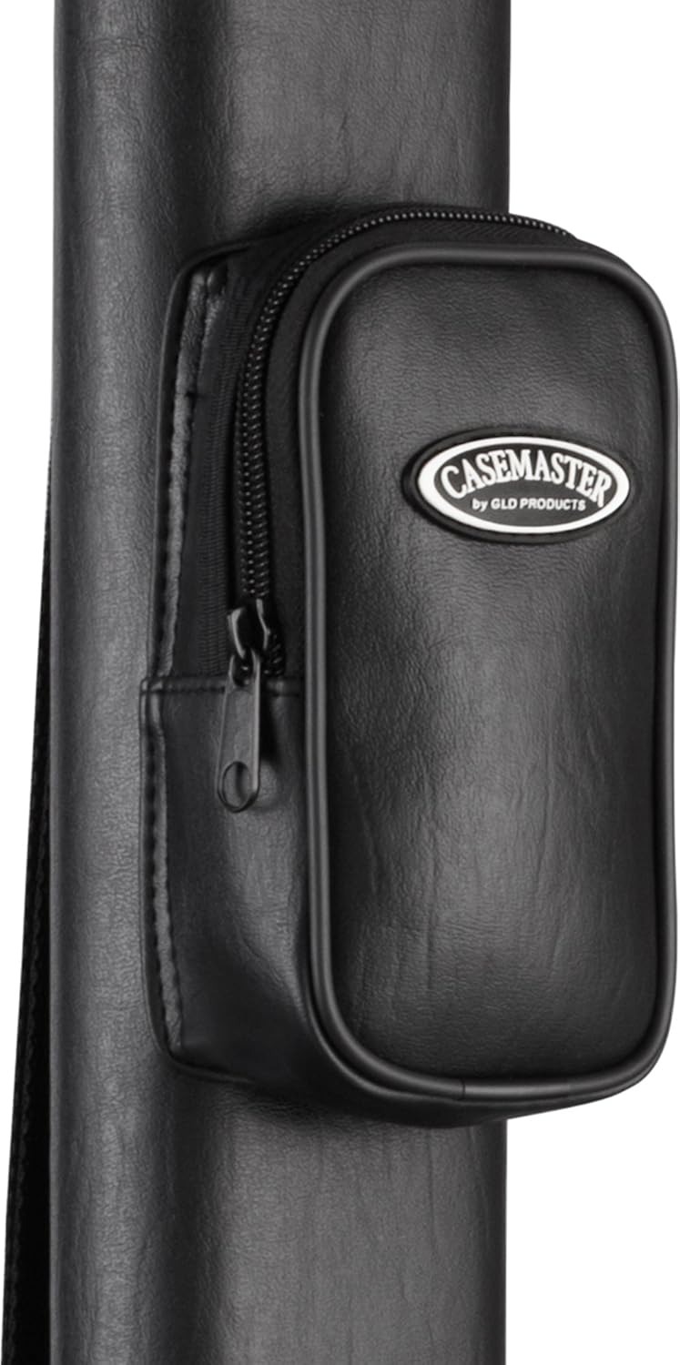 Casemaster by GLD Products Q-Vault Classic Billiard/Pool Cue Hard Case, Holds 1 Complete 2-Piece Cue (1 Butt/1 Shaft),Black,One Size : Billiard Cue Cases : Sports & Outdoors