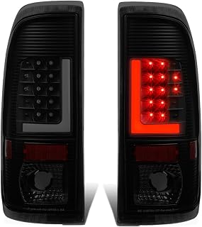 DNA MOTORING TL-F25008-LED-3D-BK-SM LED 3D Tail Light Assembly Driver & Passenger Side [Compatible with 08-16 F250-F550 SD / 09-16 F350 F450/15-16 F550]