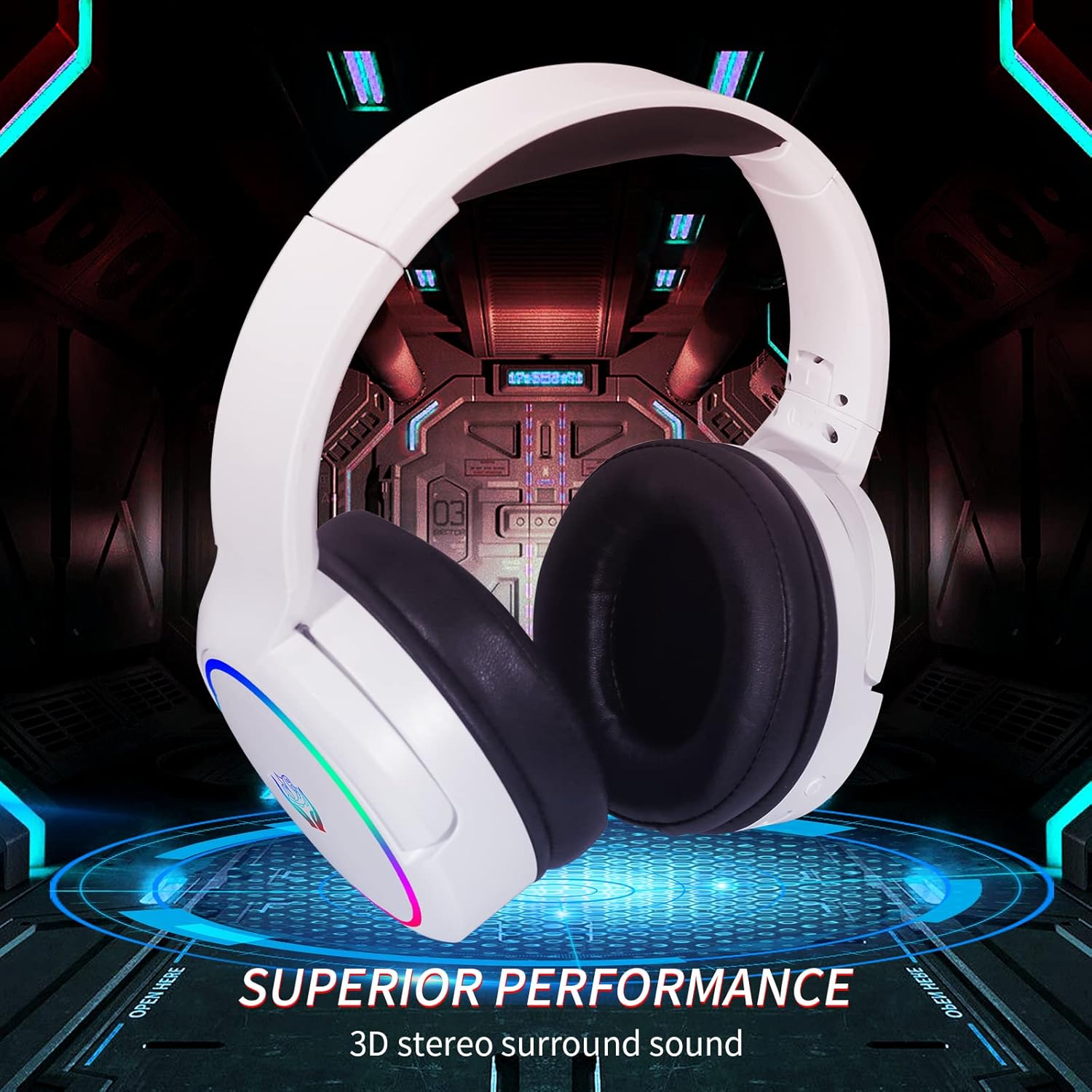 HUO JI X-PRO headset demonstrating 3D stereo surround sound