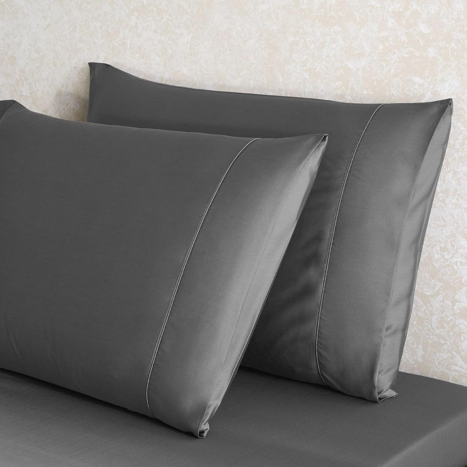 Linens X TENCEL™ Lyocell 2'li Standart Yastık Kılıfı Antrasit