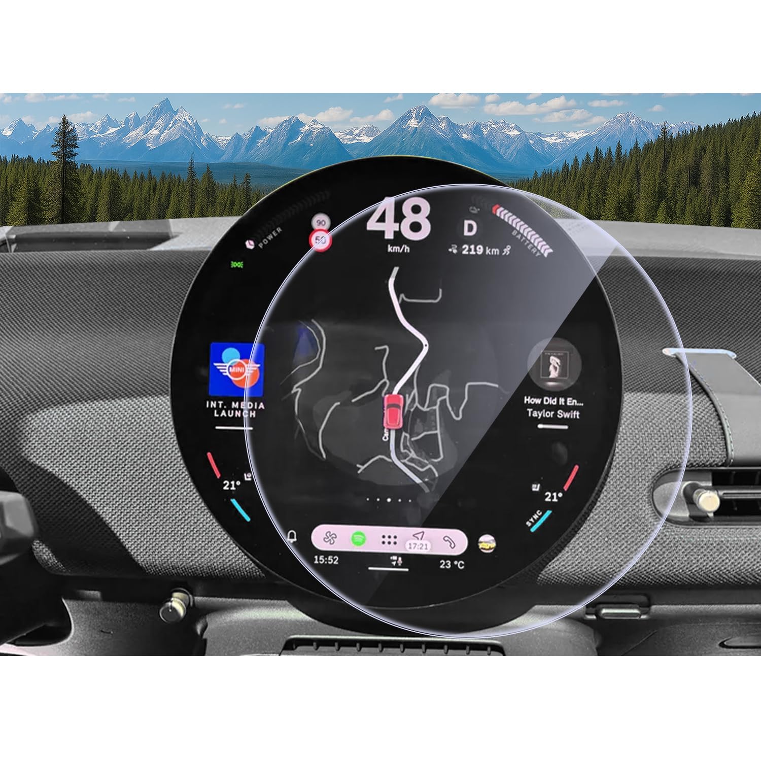 CDEFG for 2026 Mini Cooper/Countryman/Aceman Screen Protector 9.4"
