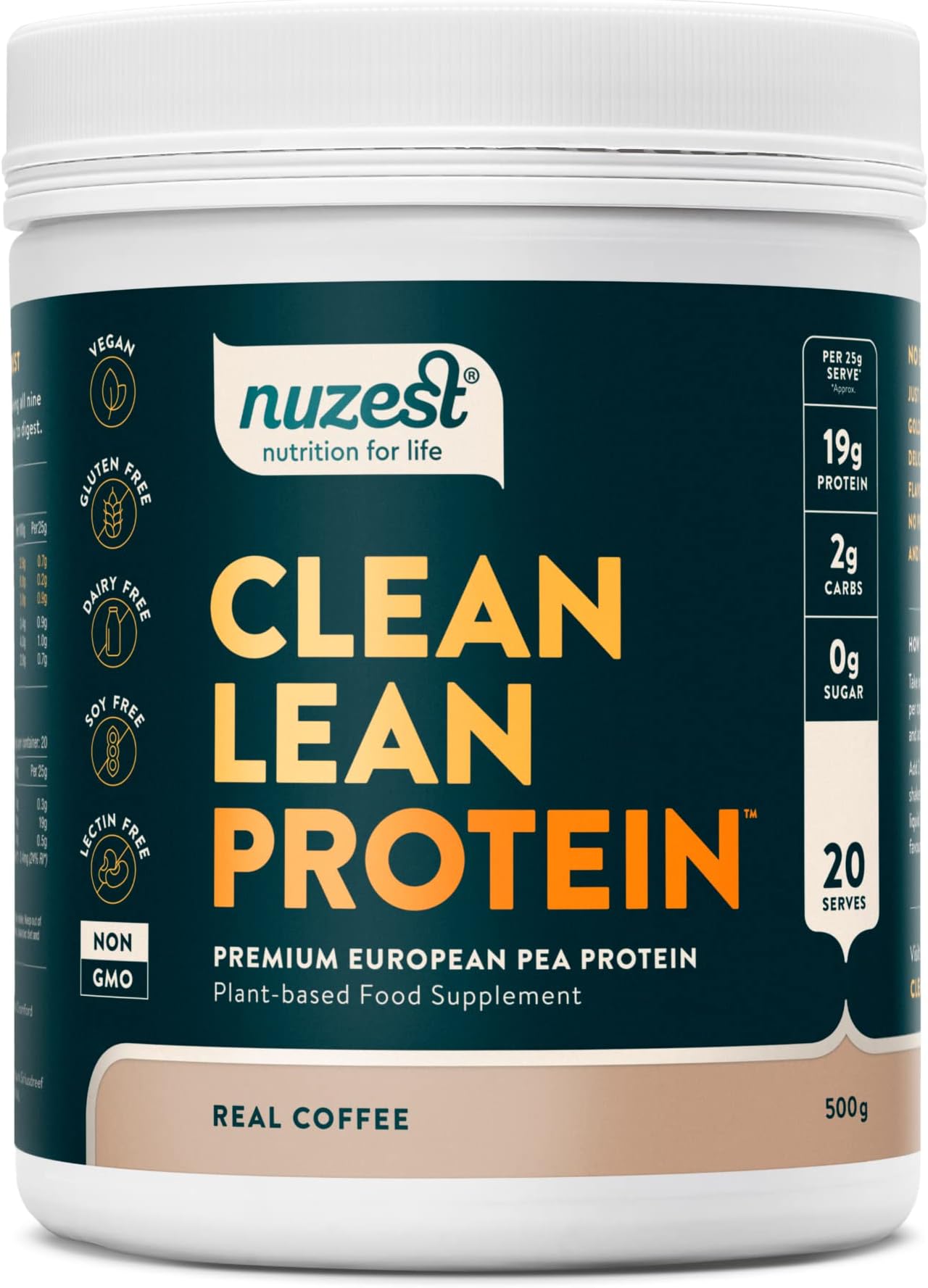 Nuzest-Clean Lean Protein - Real Coffee - 500G