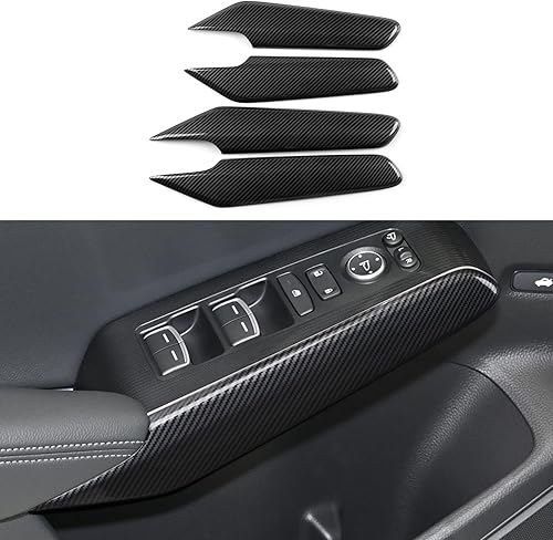 Miniatura 10 de Car Central Armrest Box Cover Decals for 2022 2023 2024 2025 Honda Civic 11th Gen Accessories ABS Carbon Fiber Interior Stickers
