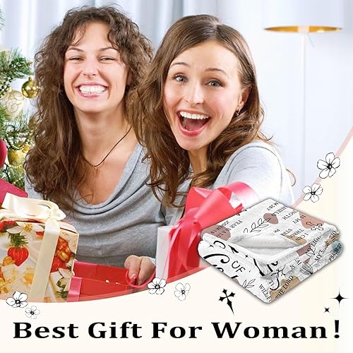 Miniatura 2 de Manta de franela para todas las estaciones, para el día de la madre, regalo de cumpleaños para mamá, súper suave y acogedora, para todas las