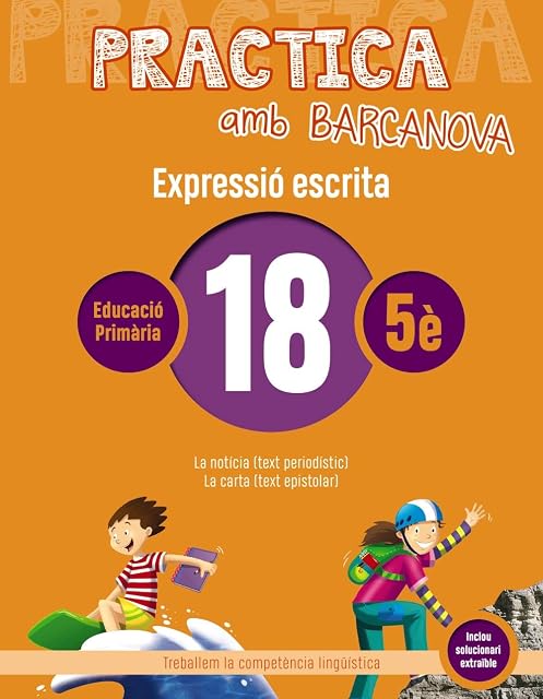 Portada de Practica amb Barcanova 18. Expressió escrita: La notícia . La carta