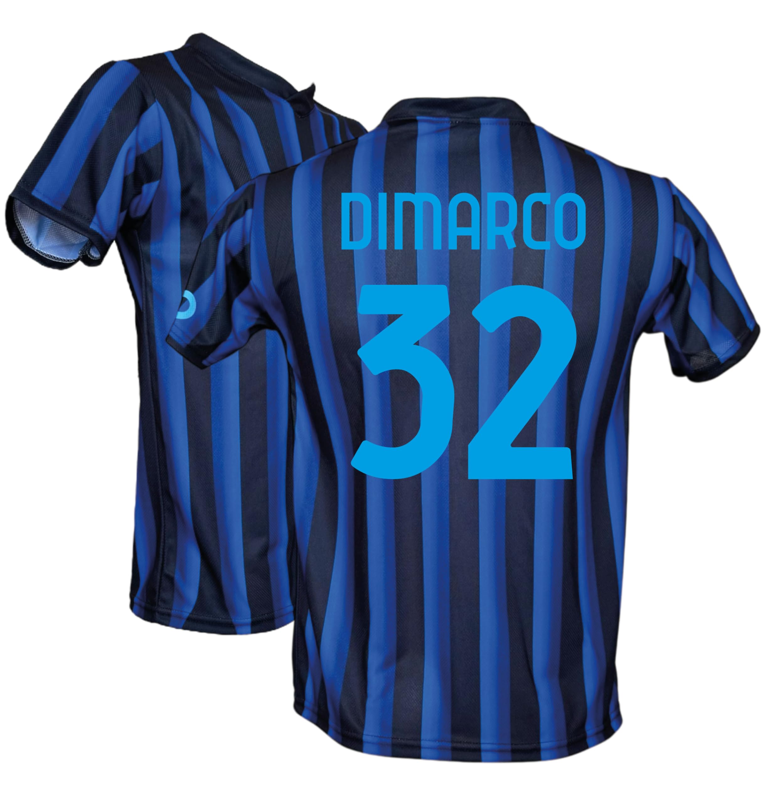 Generico Maglia Calcio Dimarco 32 Neroazzurra Replica Stadio Autorizzata Regalo per Tifosi Taglie da Bambino e Adulto