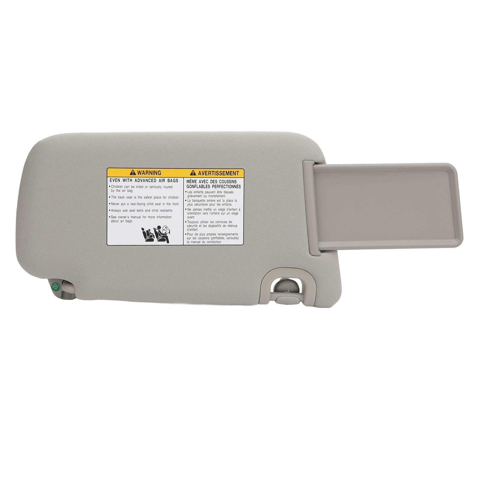 Driver Side Sun Visor,Front Left Sun Visor 96401?3SG8A Gray Driver Side Sun Visor Sunshade Interior Accessories for Sentra 2013?2019