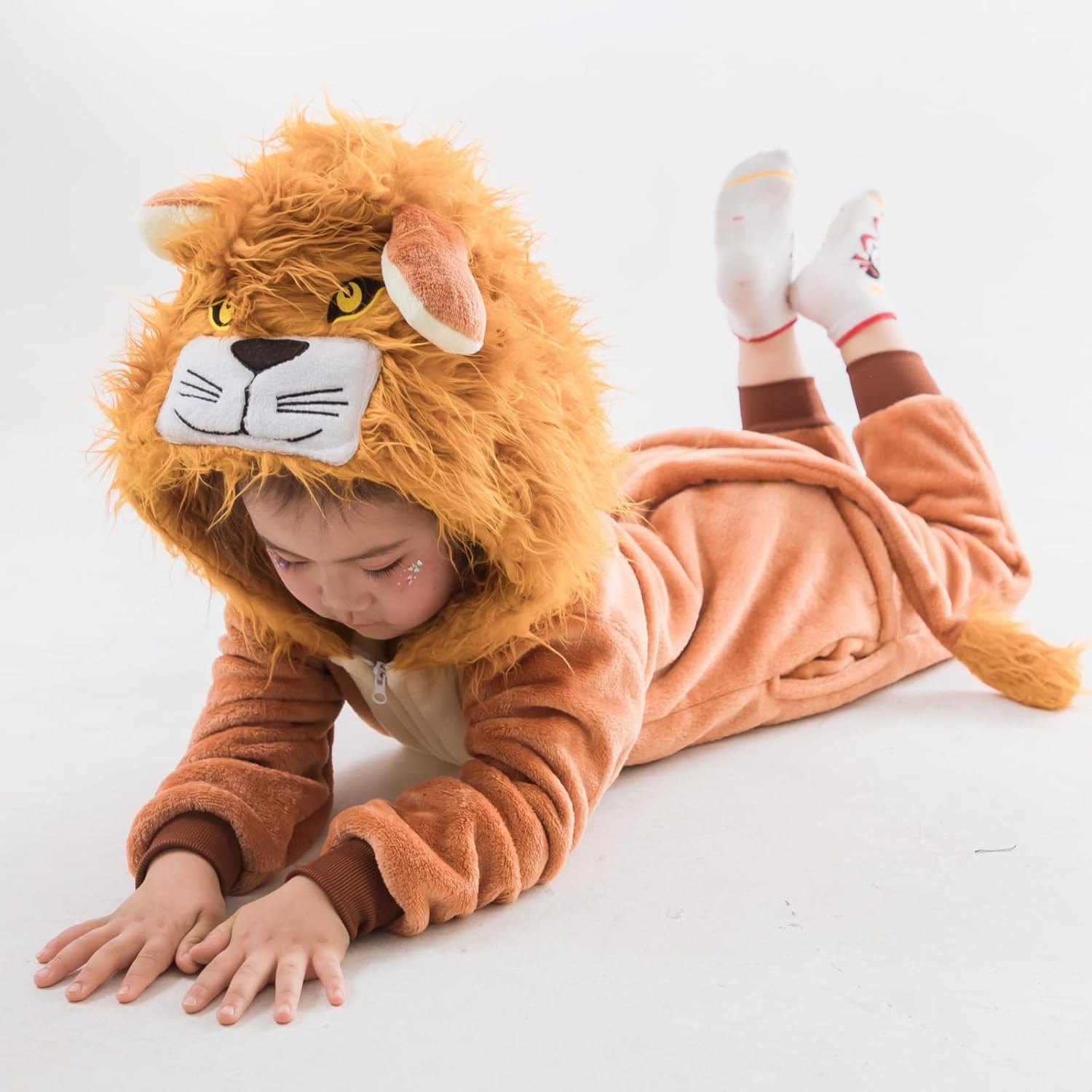 Unisex Kids Animal Onesie Pajamas Children Flannel Halloween Cosplay Costume Homewear Sleepwear for Boys Girls Gift - Image 6