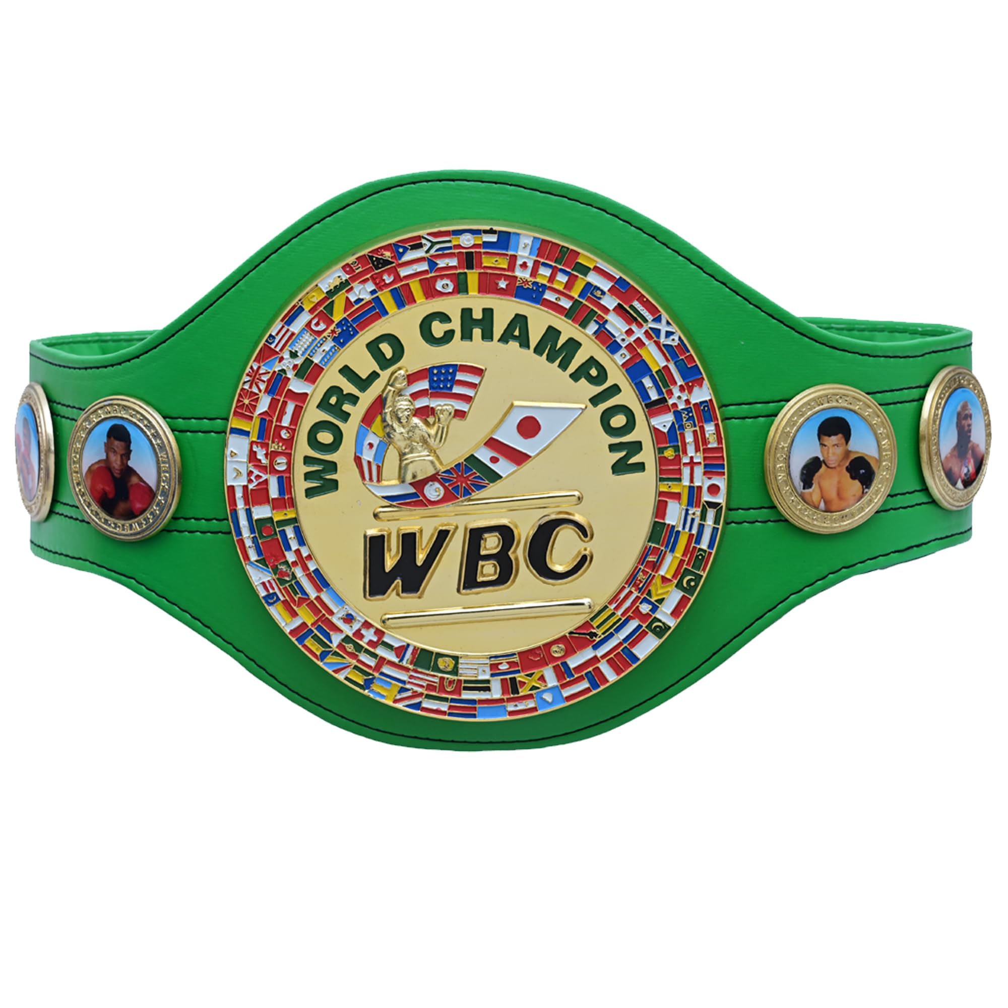 Authentic World Boxing Championship Belt Replica – WBC Belt Adult Size Leather – Perfect for Gifts and Fan Displays (WBC BELT)