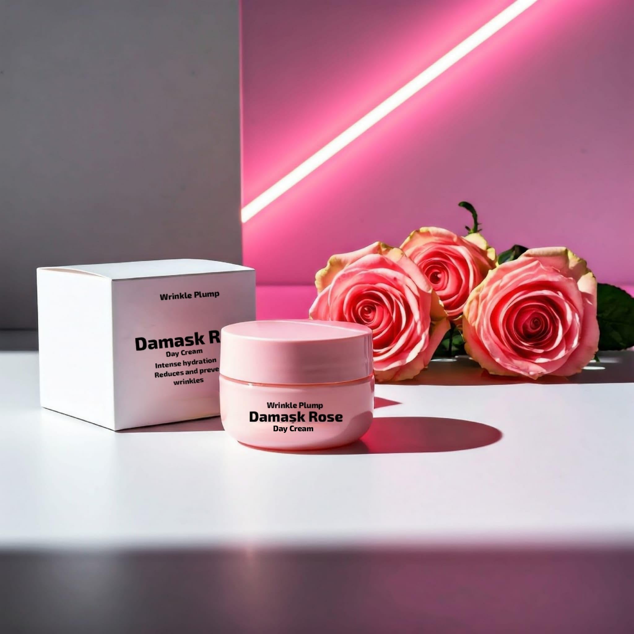 Damask Rose, Day Cream, Anti-Wrinkle Face Cream, Intense Hydration