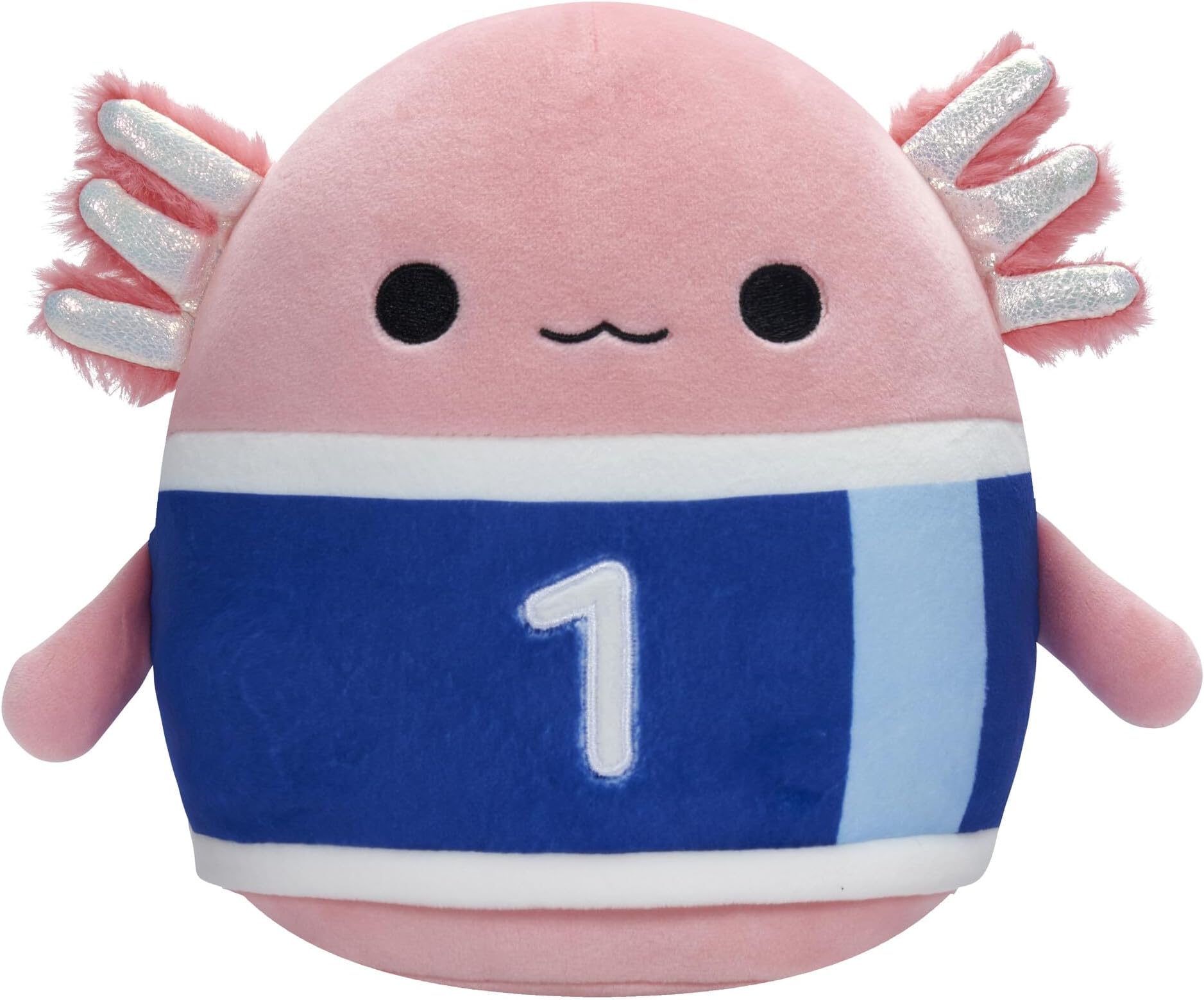Squishmallows Original 7.5-Inch Archie the Axolotl with Soccer Jersey - Little Official Plush
