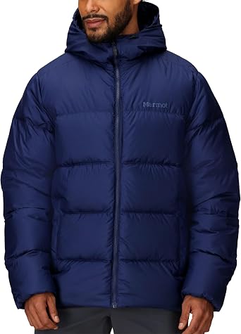 MARMOT mens Guides Down Hoody - Down Filled, Water Resistant, Puffer Jacket With Hood,
