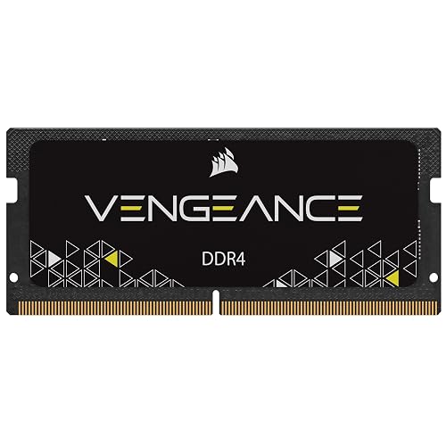 Corsair Vengeance SODIMM 8GB (1x8GB) DDR4 2400MHz CL16 Memory for Laptop/Notebooks (Intel 6th Generation Intel Core i5 and i7 Processor Support) Black