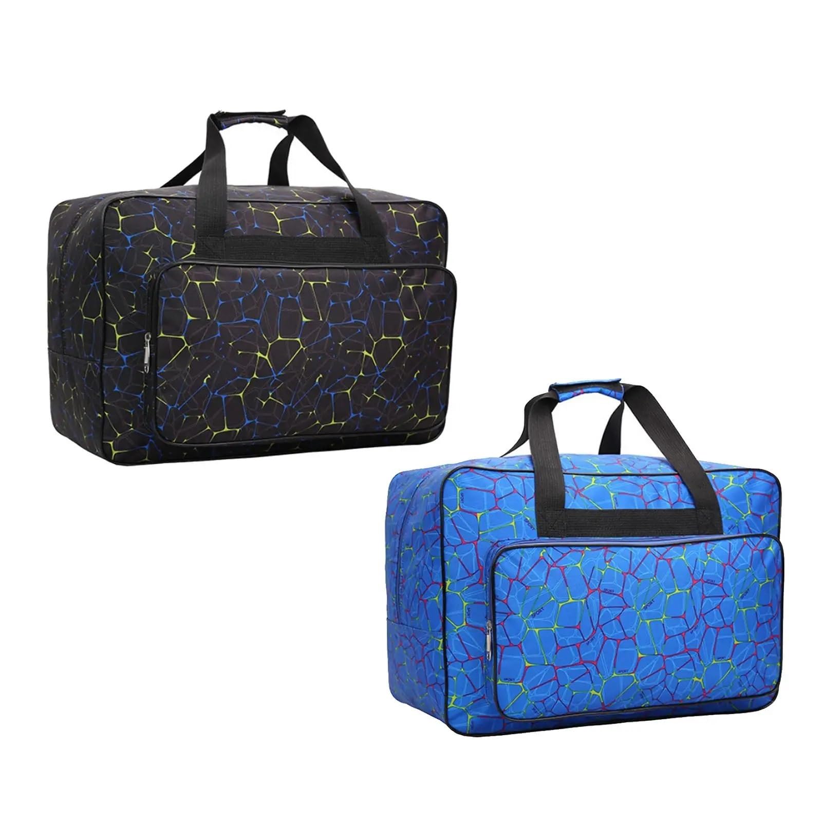 Bolsa para Máquina De Coser Bolsa de Transporte for máquina de Coser de Viaje, Estuche de Transporte, Bolso Ligero, Funda for Herramientas, Bolsillos de Mano(Black)