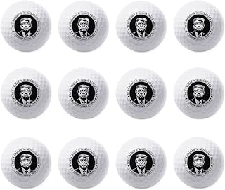 TeesAndTankYou 47th President Donald Trump Golf Ball - Novelty Gift for Men Golfers and Dad