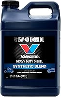 Valvoline Heavy Duty Synthetic Blend 15W-40 Diesel Engine Oil 2.5 Gallon - Extreme Wear Protection for Trucks & Fleets