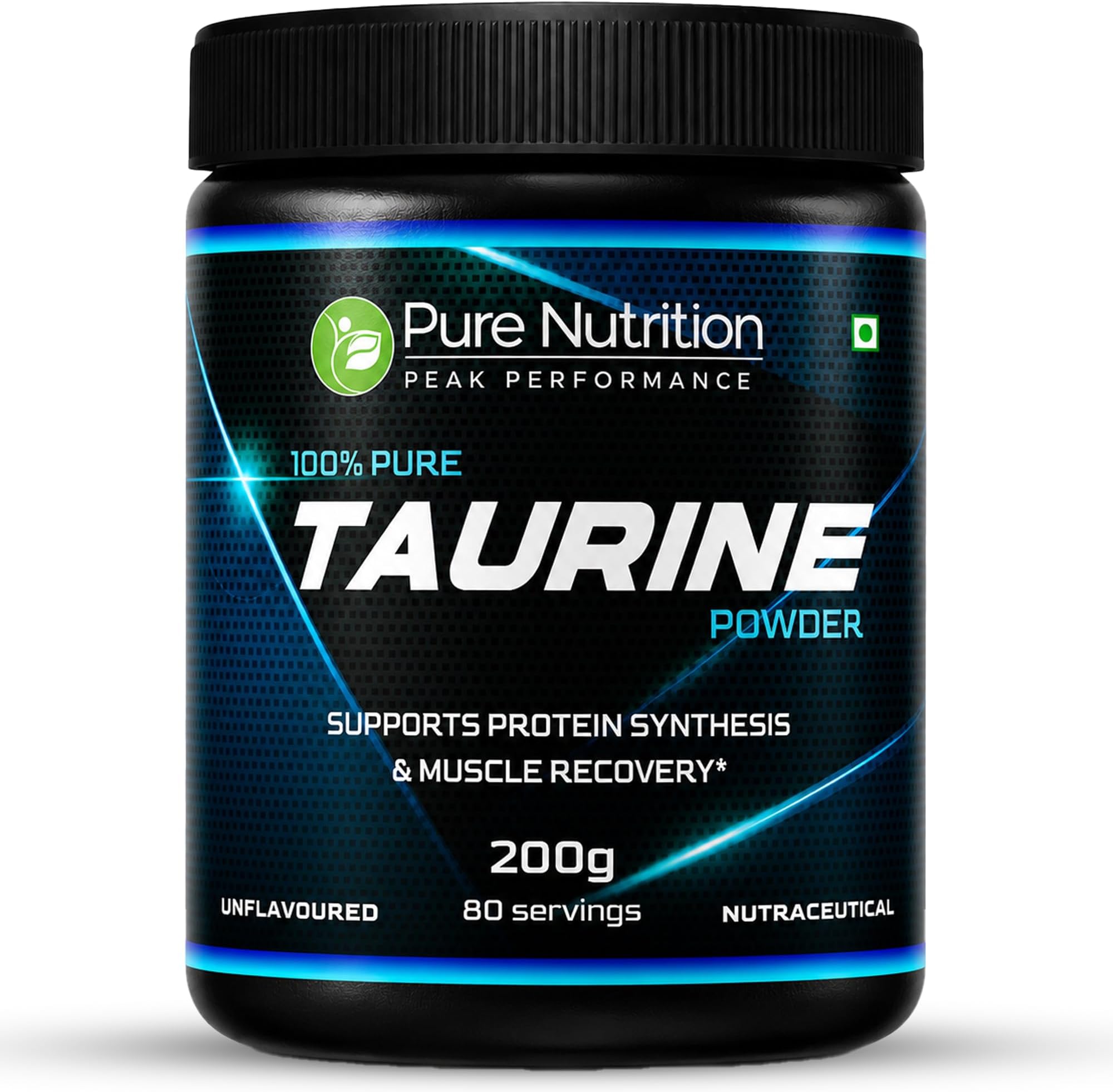 Pure Nutrition L-Taurine Powder 200g | Premium Amino Acid Supplement | Boosts Muscle Recovery & Performance | Supports Energy, Heart Health, & Overall Wellness | Ideal for Fitness, Stamina, & Active