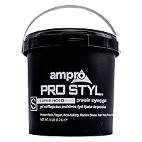 Vista 1 de AmPro Pro Styl Styling Gel - Protege y fortalece tus hebras, sin descamación, sin alcohol, fórmula vegana, agarre flexible y táctil para todas
